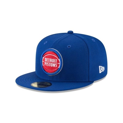 Sapca New Era Detroit Pistons NBA Wool Standard 59FIFTY Fitted - Albastri